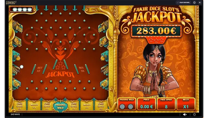 Mode démo et passage au jeu en argent réel Fakir LocoCasino
